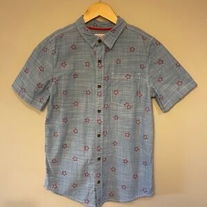 Blue Star Patterned Boy’s Shirt